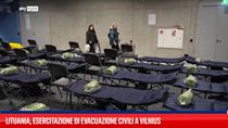 Lituania, esercitazione di evacuazione civili a Vilnius