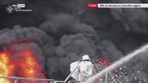 Guerra Ucraina, attacco a deposito di petrolio a Chernihiv
