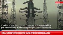 India, lanciato con successo satellite per le comunicazioni
