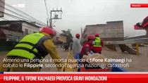 Filippine, il tifone Kalmaegi provoca gravi inondazioni  
