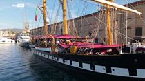 Genova, al via Nastro Rosa Tour regata della marina militare