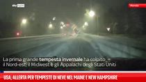 Usa, allerta per tempeste di neve nel Maine e New Hampshire