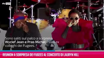 VIDEO Fugees, reunion a sorpresa al concerto di Lauryn Hill