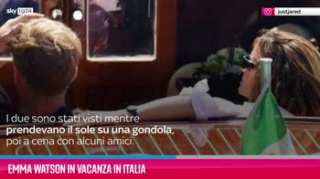 VIDEO Emma Watson in vacanza in Italia