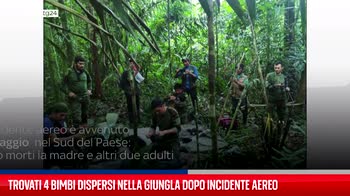 Colombia: trovati 4 bimbi dispersi nella giungla dopo incidente aereo
