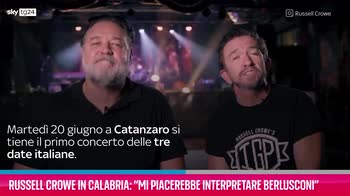 VIDEO Russell Crowe: “Mi piacerebbe interpretare Berlusconi