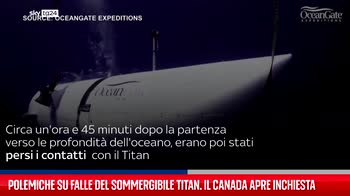 Il Canada apre un'inchiesta sull'implosione del sommergibile Titan