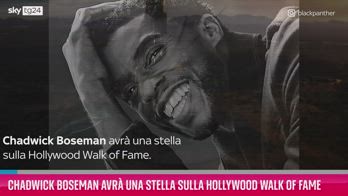 VIDEO Chadwick Boseman, stella sulla Hollywood Walk of Fame