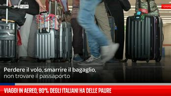 Viaggi in aereo, 80% degli italiani ha delle paure