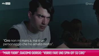 VIDEO Mare Fuori Giacomo Giorgio Vorrei spin off su Ciro