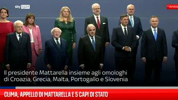 Clima, appello di Mattarella e 5 capi di Stato