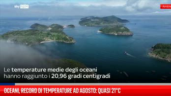 Oceani, record di temperature ad agosto: quasi 21 gradi centigradi