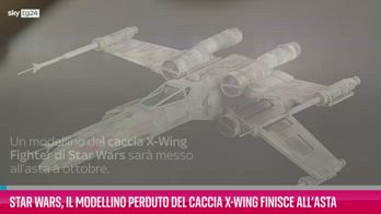 VIDEO Star Wars, il modellino del X-Wing finisce all'asta