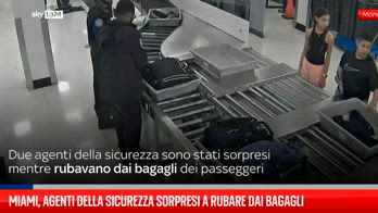 Miami, agenti della sicurezza sorpresi a rubare dai bagagli
