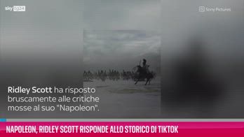 VIDEO Napoleon, Ridley Scott risponde allo storico di TikTok