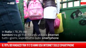 Il 78% dei ragazzi tra 11 e 13 anni usa internet sullo smartphone