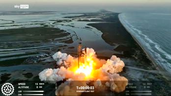 Space x lancio starhipe successo a met�