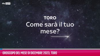 VIDEO Oroscopo del mese di Dicembre 2023, Toro
