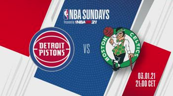 NBA Sundays, Detroit sfida Boston alle 21 su Sky Sport NBA