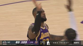 NBA Highlights: L.A. Lakers-New Orleans 112-95