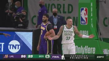 NBA, Lakers-Celtics: Boston sbaglia il tiro della vittoria