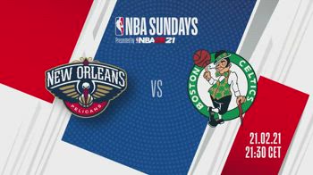NBA Sundays, New Orleans sfida Boston alle 21.30 su Sky