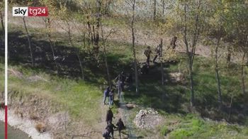 Assalto No Tav in Val Susa, video dal drone della Polizia