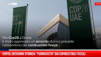 Cop28, decisione storica: "fuoriuscita" dai combustibili fossili