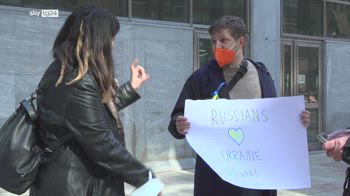 ERROR! Napoli, russi protestano con ucraini contro Putin