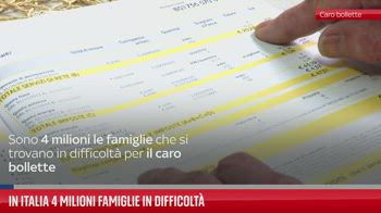 In Italia 4 milioni famiglie in difficolt�