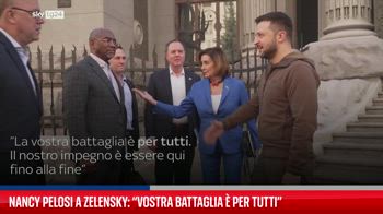 Nancy Pelosi a Zelensky: ?Vostra battaglia � per tutti?