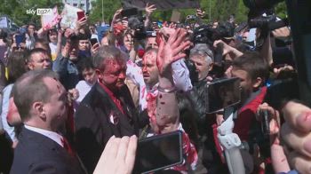 Ambasciatore di Mosca aggredito con vernice rossa a Varsavia