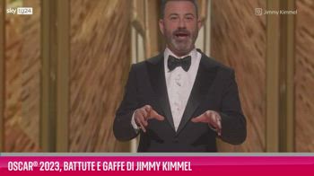 VIDEO Oscar® 2023, battute e gaffe di Jimmy Kimmel