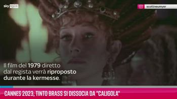 VIDEO Cannes 2023, Tinto Brass si dissocia da Caligola