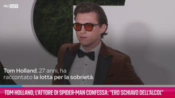 VIDEO Tom Holland confessa: “Ero schiavo dell’alcol”