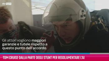 VIDEO Tom Cruise con gli stunt per dare regole all'AI