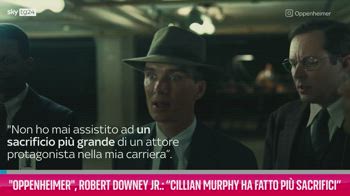 VIDEO Oppenheimer, Downey Jr. su Cillian Murphy