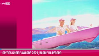 VIDEO Critics Choice Awards 2024, Barbie da record