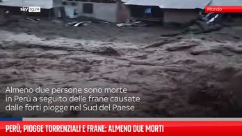 Perù, piogge torrenziali e frane: almeno due morti