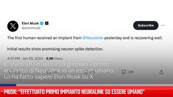 ERROR! Musk Effettuato primo impianto Neuralink su essere umano