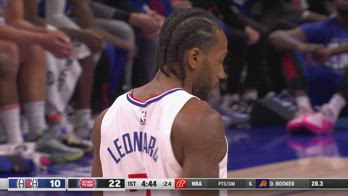 NBA, 33 punti per Kawhi Leonard contro Detroit