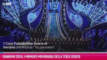 VIDEO Sanremo 2024, i momenti memorabili della terza serata