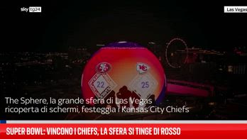 Super Bowl, Las Vegas celebra il trionfo dei Chiefs