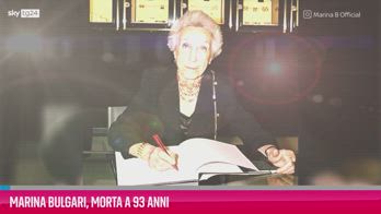 VIDEO Marina Bulgari, morta a 93 anni