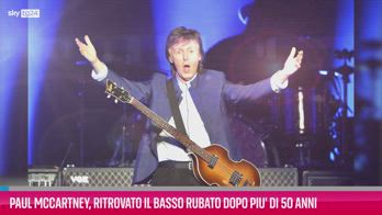 VIDEO Paul McCartney, ritrovato il basso rubato dopo 50 ann