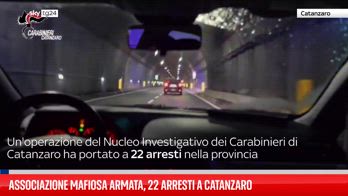 Catanzaro, 22 arresti per associazione mafiosa armata