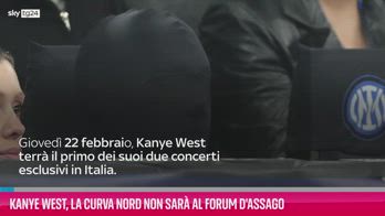 VIDEO Kanye West, la Curva Nord Inter non salirà sul palco
