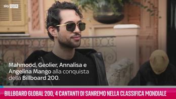 VIDEO Billboard Global 200: 4 i cantanti di Sanremo