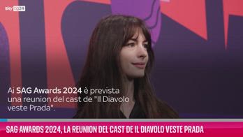 VIDEO SAG Awards 2024, reunion de Il Diavolo veste Prada
