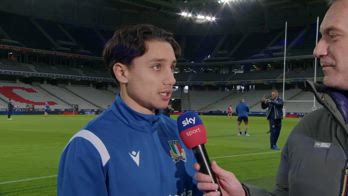 INTV RUGBY CAPUOZZO PRE FRANCIA